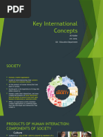 Key Int. Society Concepts