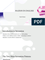 Intonation in English