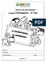 3º Ano LP Livreto de Atividade P. As Férias