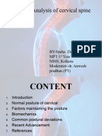 Postural Analysis of Cervical Spine