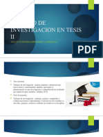 Proceso de Investigacion en Tesis Ii