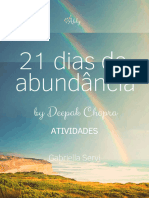 21 Dias de Abundância - Atividades