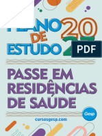 Plano de Estudo GESP - Residências em Saúde (2023)