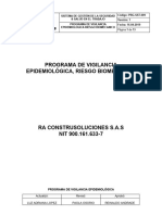 PRG SST 009 Pve Riesgo Biomecanico