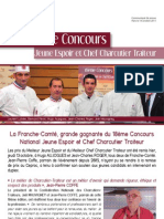 Communiqué de Presse Concours Jeune Espoir & Chef Charcutier Traiteur