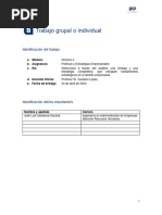 Jose Sandoval TGM2 Politicas y Estrategias Empresariales