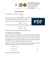 Lesson 6.2 Inverse Trigonometric Functions