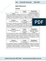 Preescolar Septiembre - Reseñas de Proyectos (2023-2024)