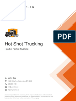 Hot Shot Trucking Business Plan