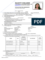 Admission Form