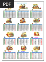 Lifetime Calender