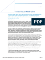 Cisco AnyConnect Secure Mobility Client Data Sheet