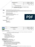 Syllabus in Ped 128 Technology For Teaching and Learning 2 2nd Sem 2022 2023