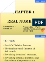 Maths - REAL NUMBERS - PDF