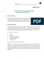 Diagnostico de La Argumentación y Redacción Judicial