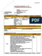 Sesión de Aprendizaje de DPCC - El Conflicto 2do Paep 2023