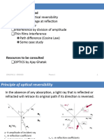 L3 - Phase Change at Reflection, Stoke's Law, Thin Film