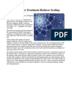 Non-Chemical Technologies For Scale and Hardness Control