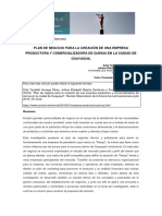 Plan de Negocio para La Creación de Una Empresa Productora Y Comercializadora de Quinua en La Ciudad de Guayaquil