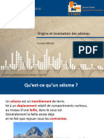 Origines Et Localisations Des Seismes F. MICHEL