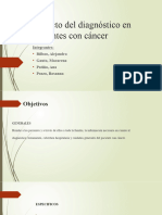 Impacto Del Diagnostico en Pacientes Con Cáncer