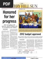 Honored For Her Progress: 2012 Budget Approved