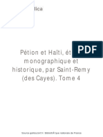 Pétion Et Haïti Étude Monographique (... ) Saint-Remy Joseph Bpt6k6149303m