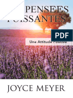 Des Pensees Puissantes - Une Attitude Positive