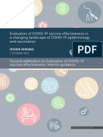 WHO 2019 NCoV Vaccine Effectiveness VE Evaluations 2022.1 Eng