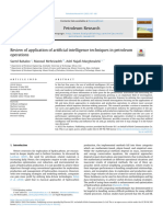 Review of Application of Artificial Intelligence Techniques in Petroleum