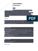Network Troubleshooting Tool