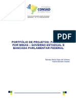 177a PORTFÓLIO DE PROJETOS - PARCERIA POR MINAS - GOVERNO ESTADUAL E BANCADA PARLAMENTAR FEDERAL