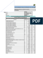 Calculo Del Peso para El Sistema de Agua Potable