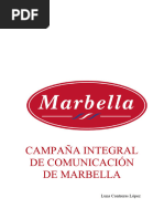 Plan de Comunicación Integral de Marbella S.A.