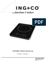 Induction Cooker: Instruction Manual