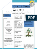 The Grade Four Gazette DR