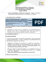 Guia de Actividades y Rúbrica de Evaluación - Unidad 1 - Tarea 2 - Identificación de La Diversidad Microbiana Del Suelo y Su Relación Con La Planta