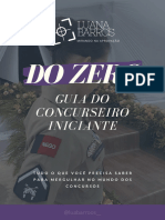 Do Zero - Guia Do Concurseiro Iniciante