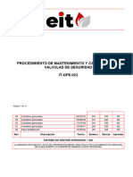 It-ope-023-Rev.04 Procedimiento de Mantenimiento y Calibracion de Valvulas de Seguridad