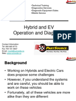 Hybrid and EV Operation and Diagnosis Full Day Tech Workbook 2