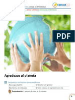 Agradezco Al Planeta: Propuesta Didáctica