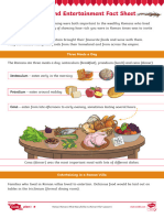 Eating and Entertaining Fact Sheet