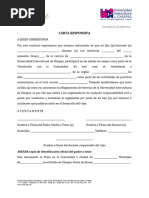 Carta RESPONSIVA 2023