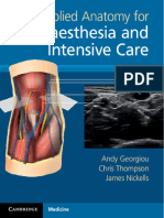 Applied Anatomy For Anaesthesia and Intensive Care PDF