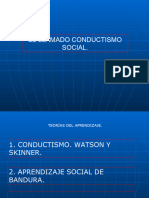 Conductismo y Aprendizaje Social