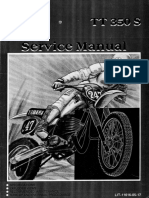 Yamaha TT350S 1985 Service Manual - High Res