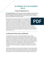 Construcción Dialógica de La Personalidad Moral