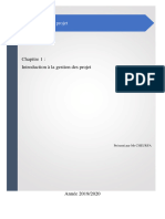 Cours Gestion de Projet CHAPITRE 1