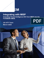 MISP Integration Documentation