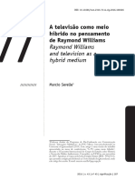 A Televisão Como Meio Híbrido No Pensamento de Raymond Williams